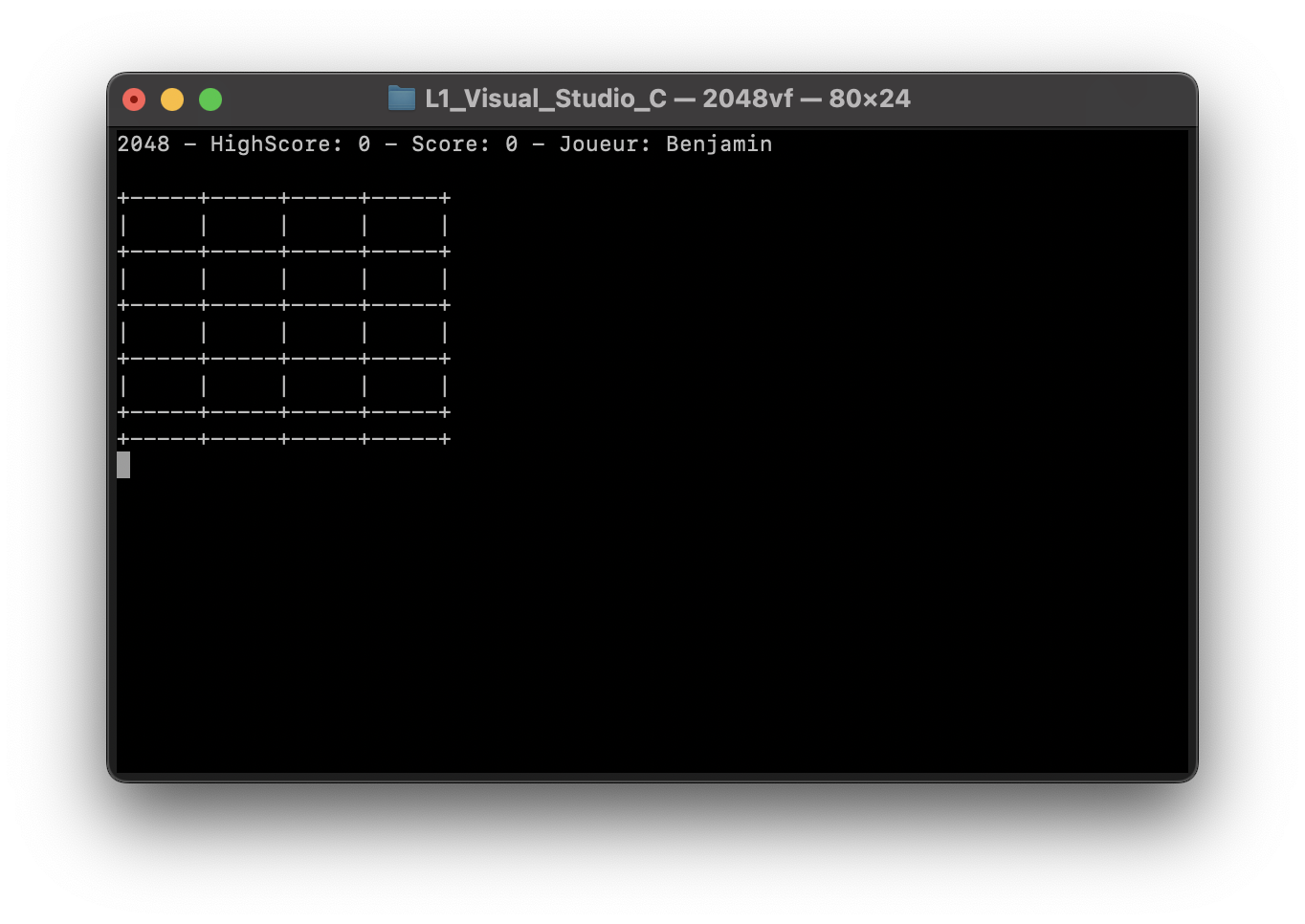 Projet Remake 2048 en C