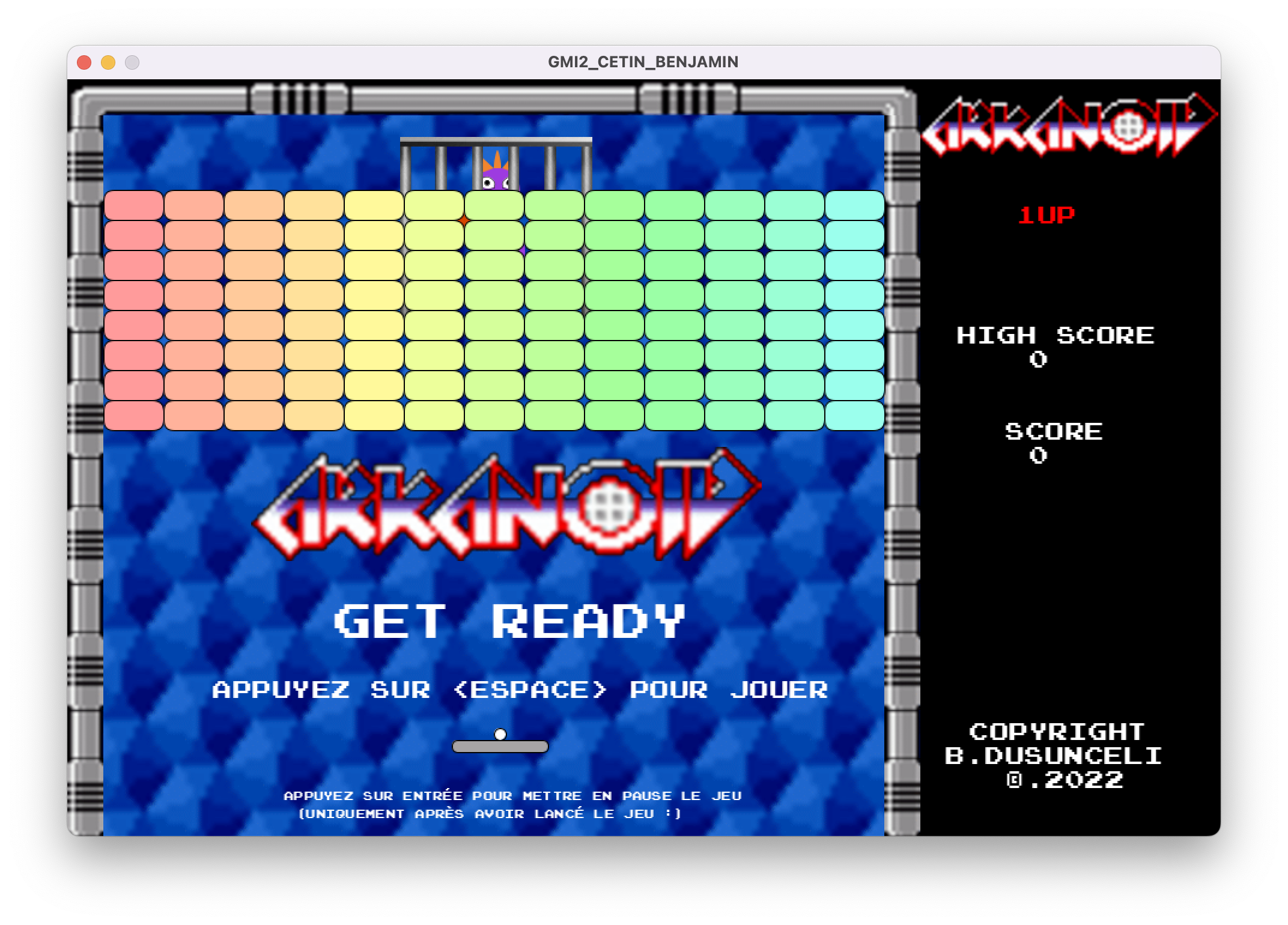 Projet Casse-briques en Java/Processing