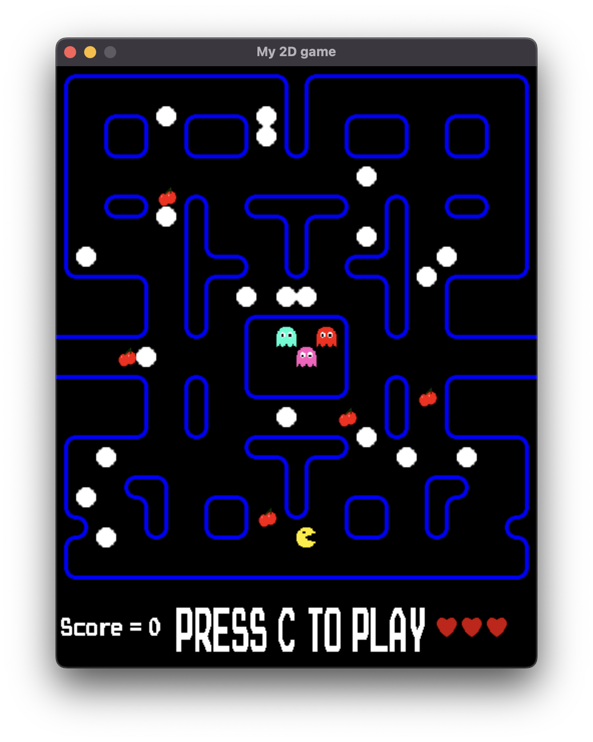 Projet PAC-MAN avec SDL2 en C++